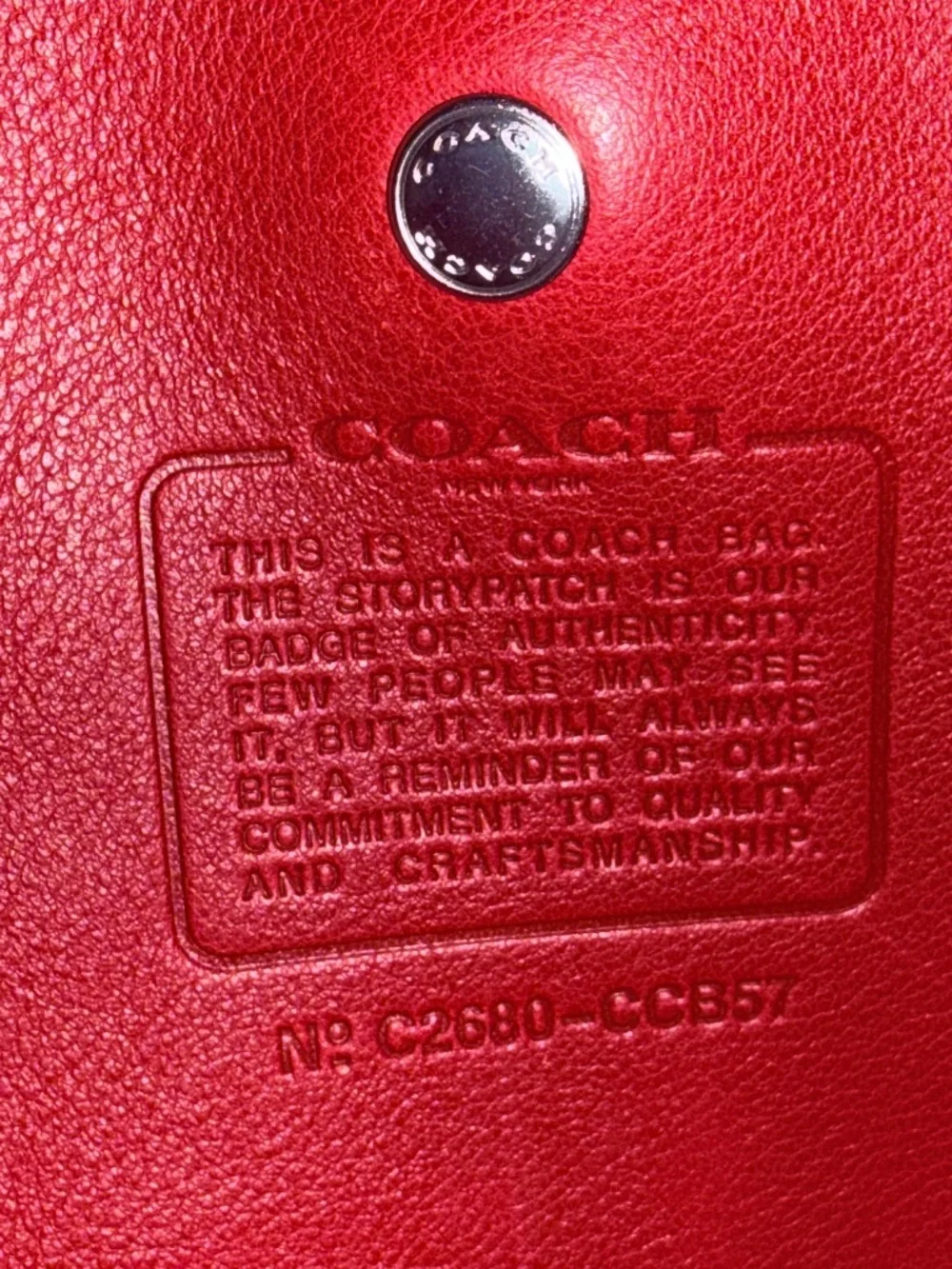 COACH - Mott Messenger Bag 33 in scarlet